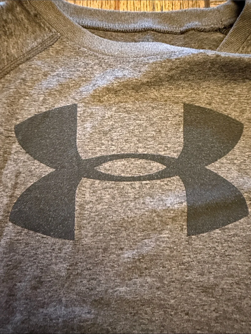 Under Armour Gray Short-Sleeve Logo Tee